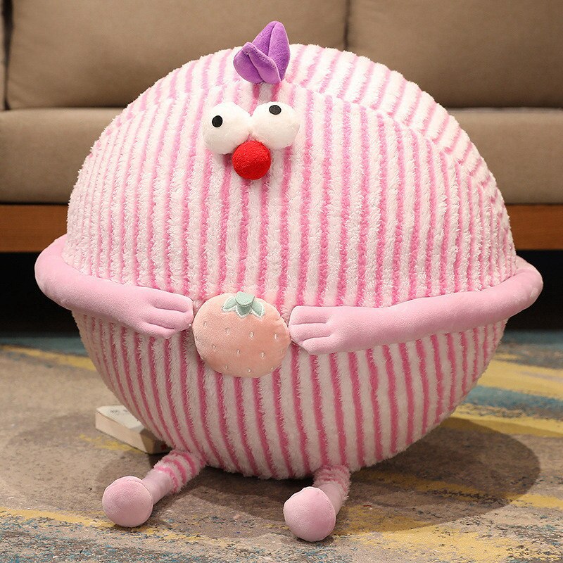 New Inflatable Sofa Plush Toys Cute Chicken Creative Network Cartoon Yoga Ball Cross-border Girlfriend Gift