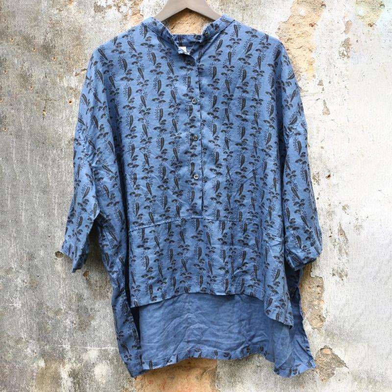 New Long Sleeve Casual Loose Linen Shirt
