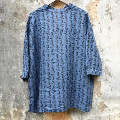 New Long Sleeve Casual Loose Linen Shirt
