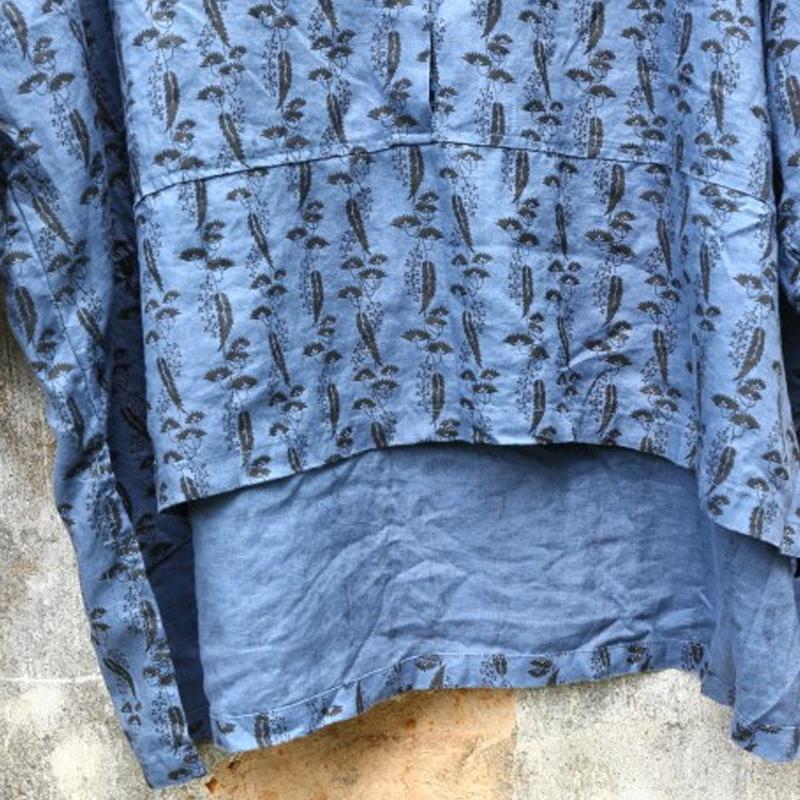 New Long Sleeve Casual Loose Linen Shirt