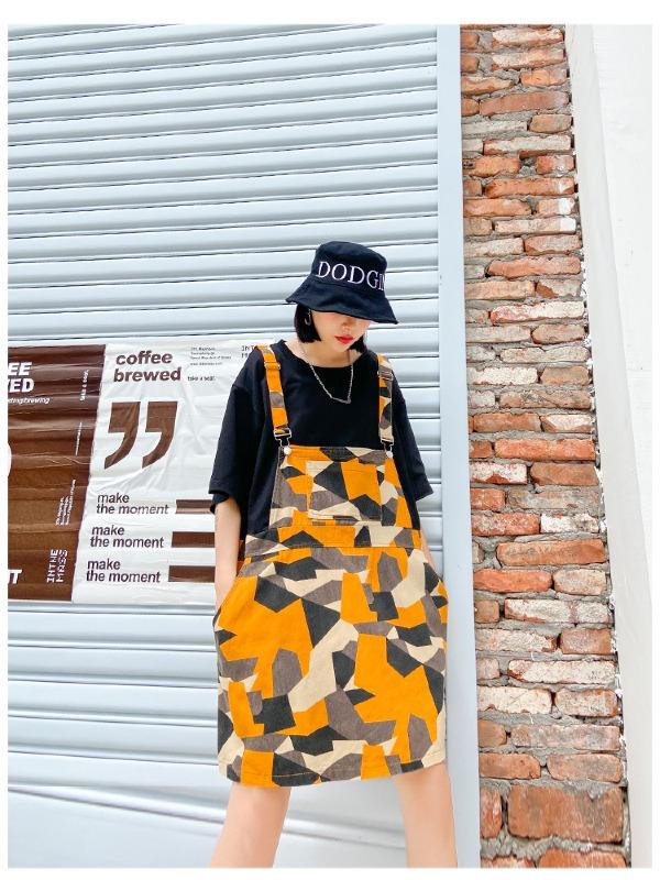 False Two Split-Joint Plaid Dress