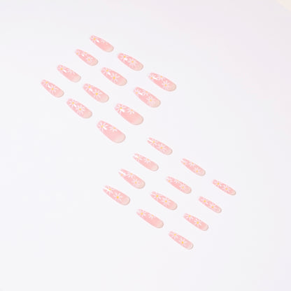 Tianyuanfeng sunflower PRESS ON NAILS