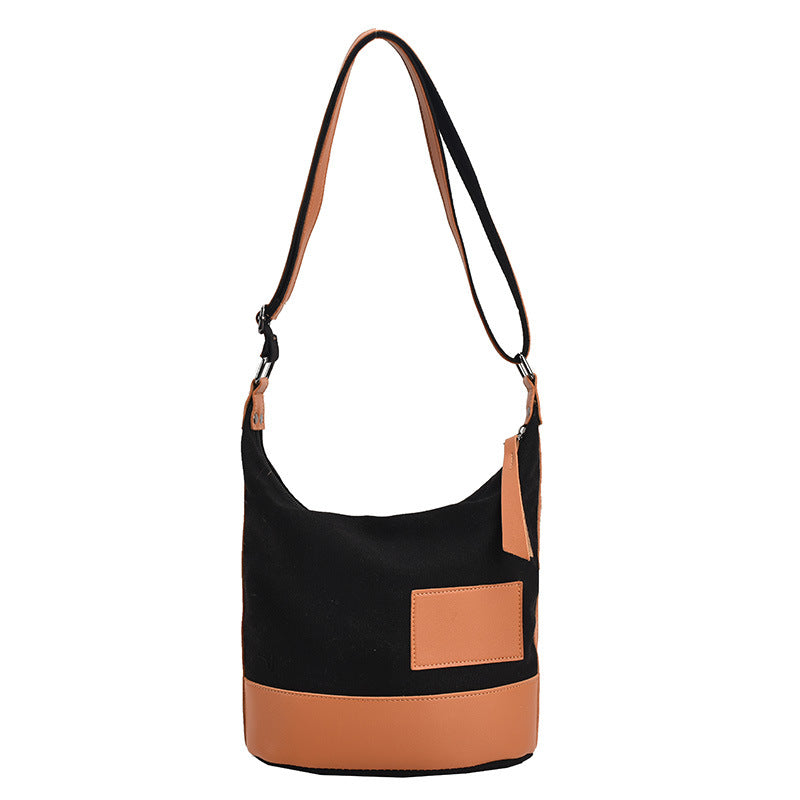 Lightweight large-capacity canvas handbag leisure slung commuter handbag Spring/Summer 2022 new fashion shoulder cloth bag