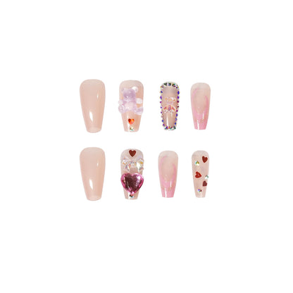 Flame nail patch Press on nails