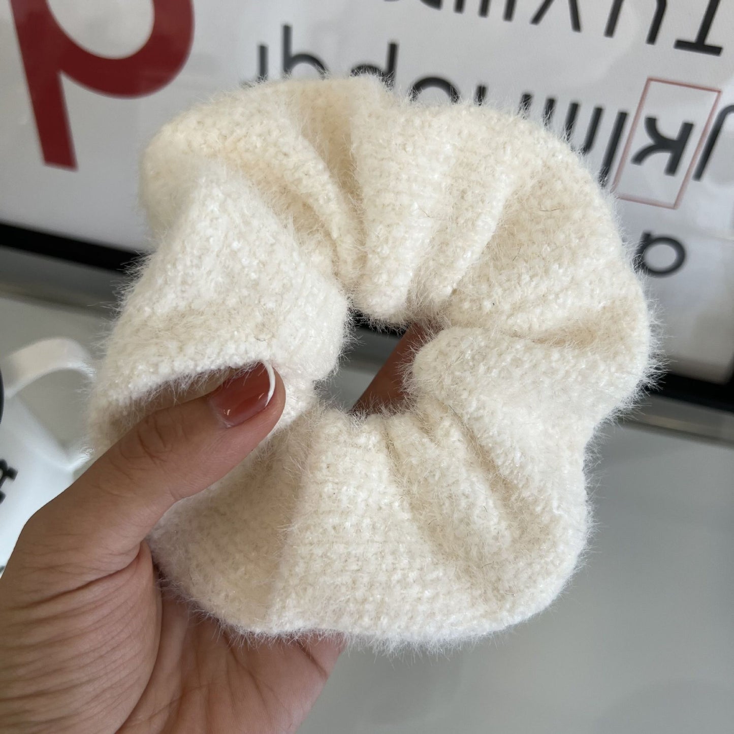 Plush Rope Tie Hair Ties