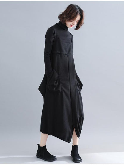 Loose Solid Wide Leg Straps Jumpsuits