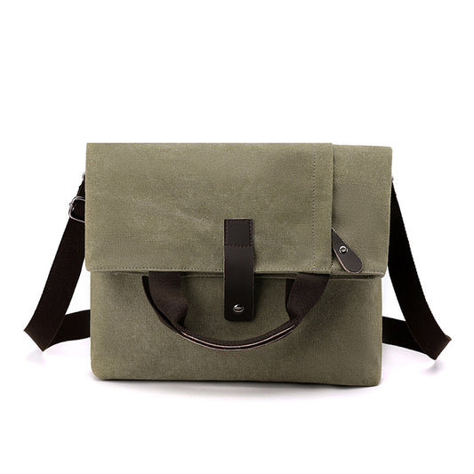 Fashion casual shoulder bags multifunctional lightweight large capacity men's bags new men's canvas messenger bag