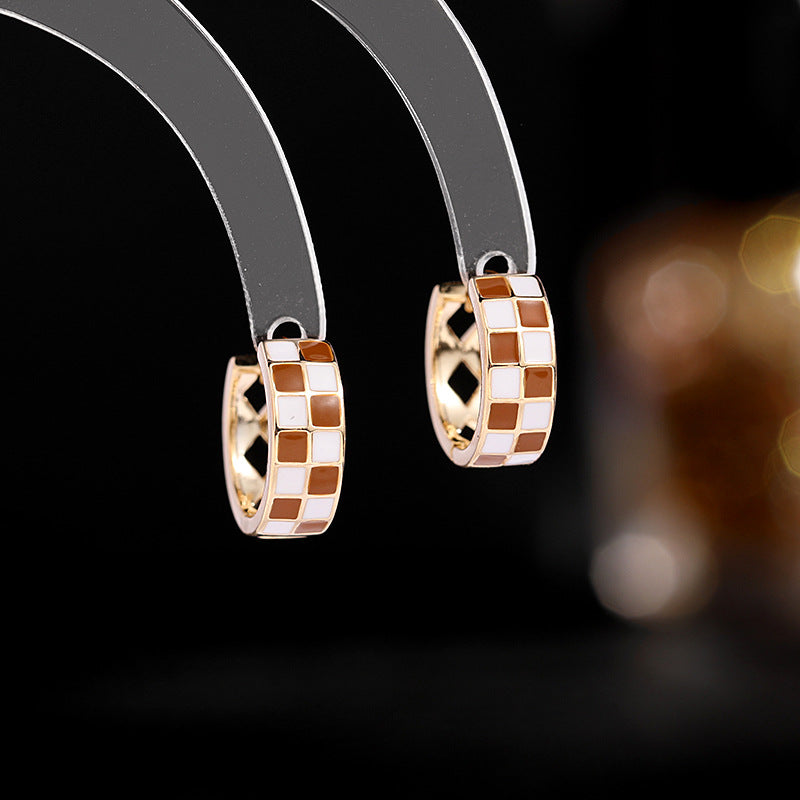 Checkerboard Earrings
