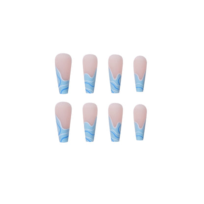 Ocean simplicity PRESS ON NAILS