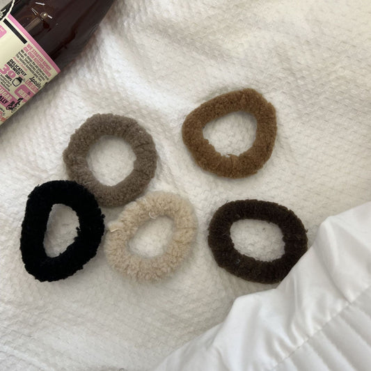 Colored plush Hair Ties