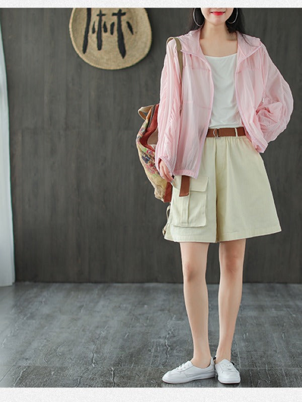 VINTAGE BAGGY PATCH POCKETS SHORTS