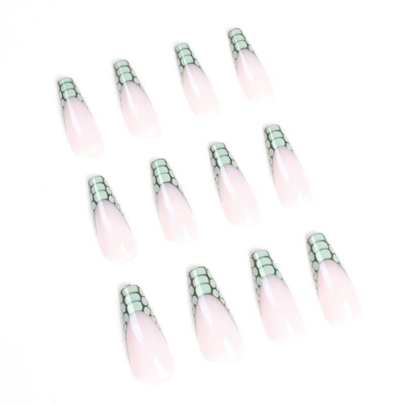 Crocodile pattern PRESS ON NAILS