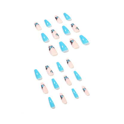 Blue PRESS ON NAILS