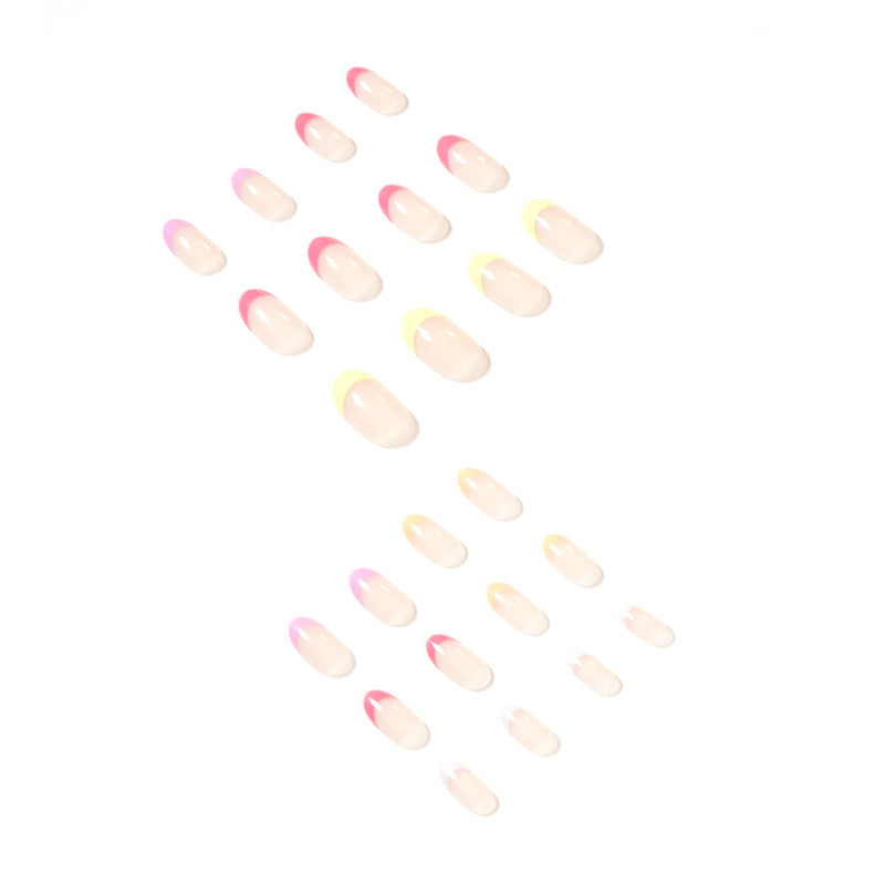 rainbow PRESS ON NAILS