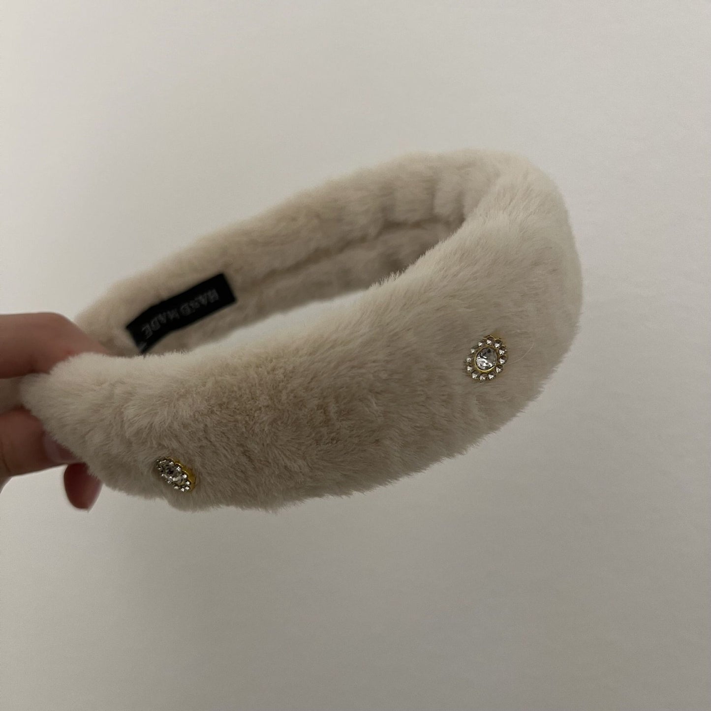 Zircon plush hair bands