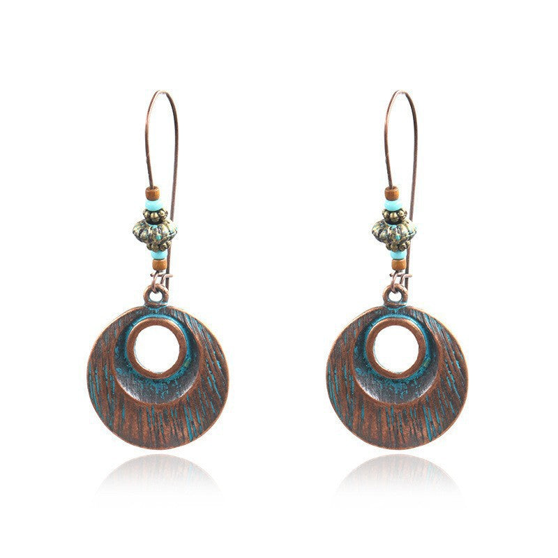 Bohemian fashion alloy long earrings