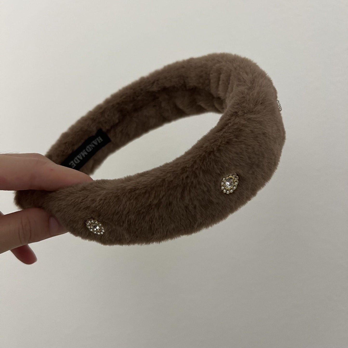 Zircon plush hair bands