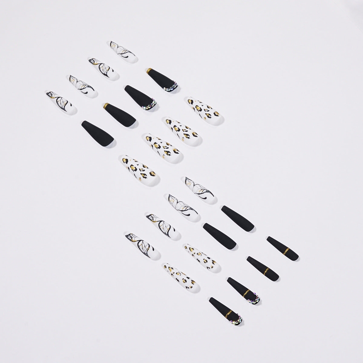 Butterfly Leopard Print PRESS ON NAILS