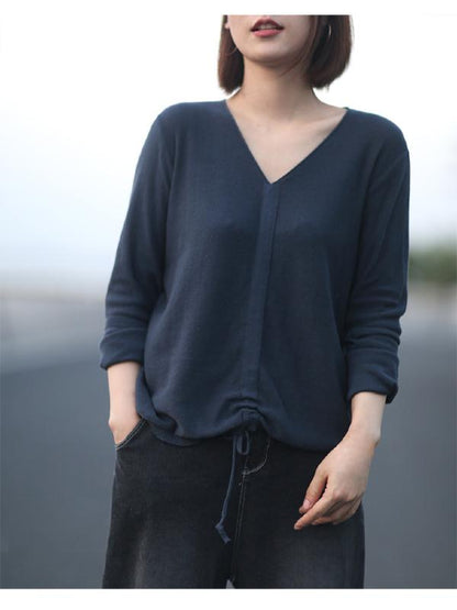 CASUAL LIGHT KNITTING TOPS