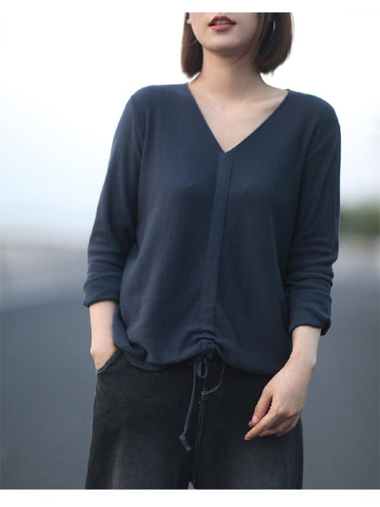 CASUAL LIGHT KNITTING TOPS