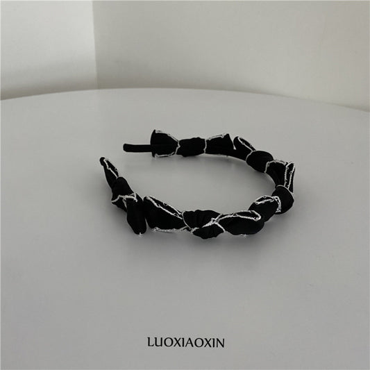 Vintage black and white bow Hair Bands