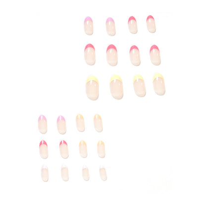 rainbow PRESS ON NAILS