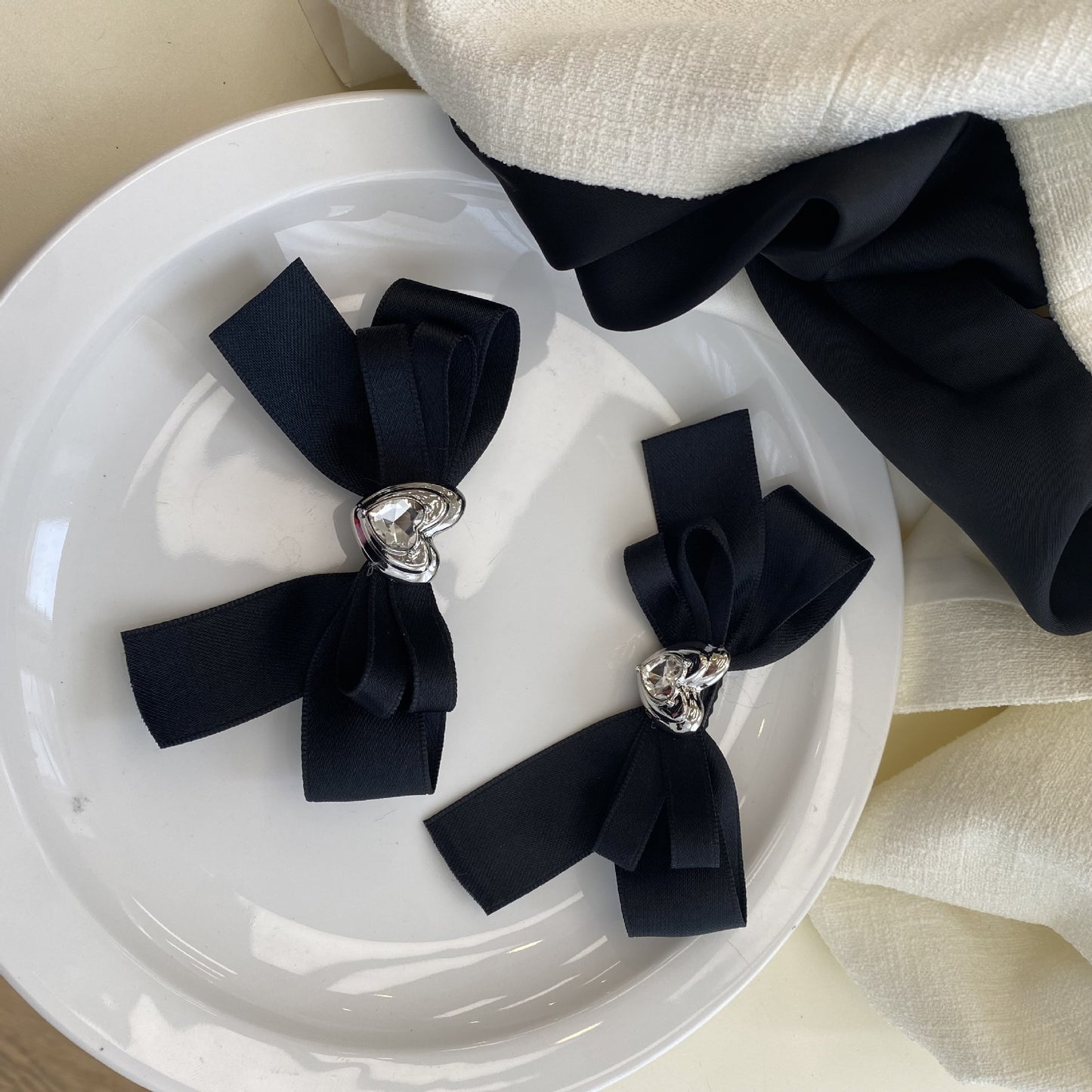 Black Love Hair Clips