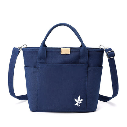 Casual large-capacity shoulder bag fashion messenger bag new tote bag Joker handbag canvas handbag
