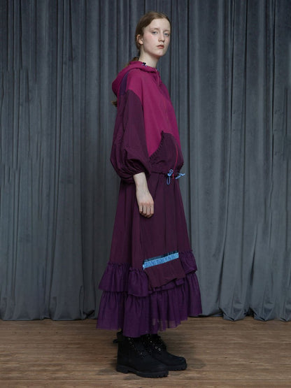 Autumn Sports Style Spliced Sweatershirt And Skirts