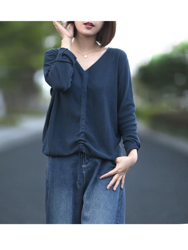 CASUAL LIGHT KNITTING TOPS