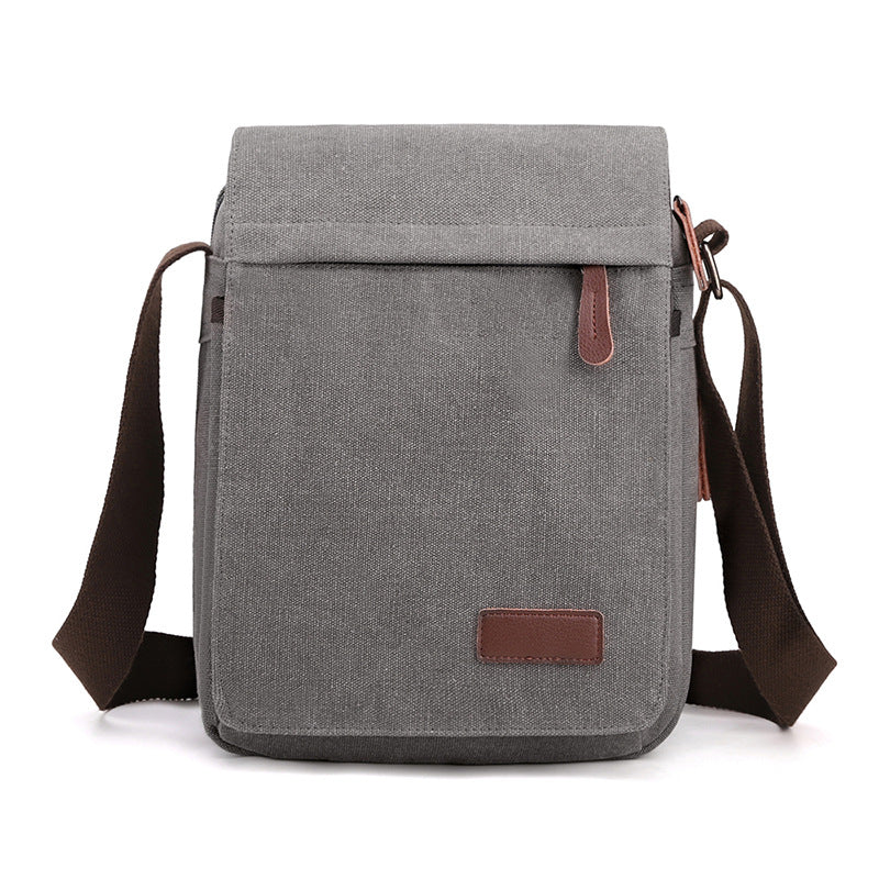 Casual men's Bag Mini men's and women's hand messenger bag 2021 new men's Messenger Bag Canvas Single Shoulder Messenger Bag