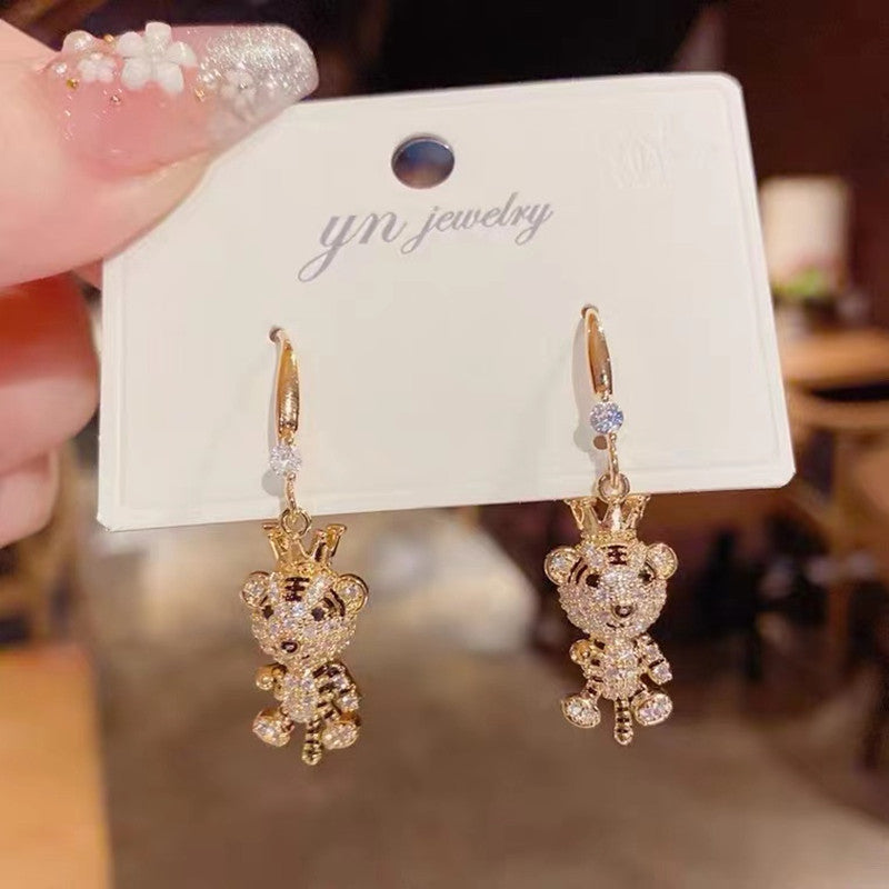 Wholesale little tiger Earrings