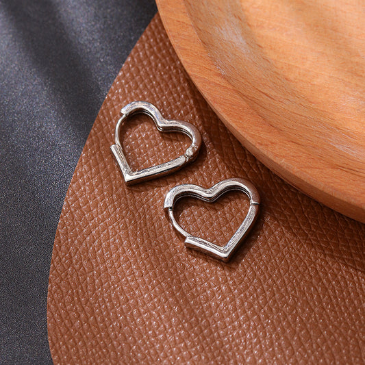 S925 Silver Needle Simple Sweet Earrings