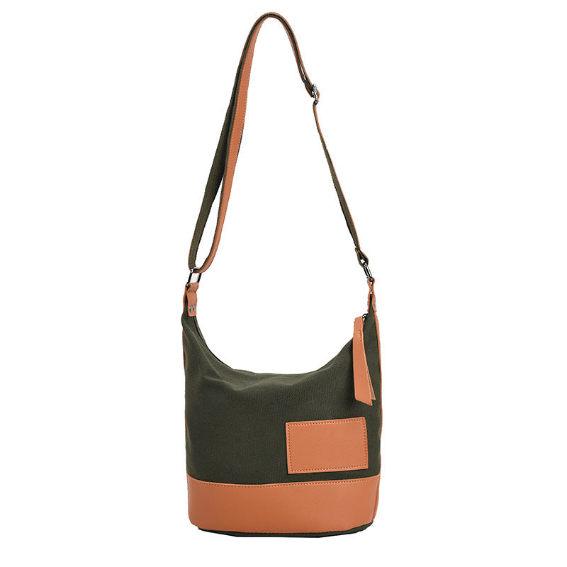 Lightweight large-capacity canvas handbag leisure slung commuter handbag Spring/Summer 2022 new fashion shoulder cloth bag