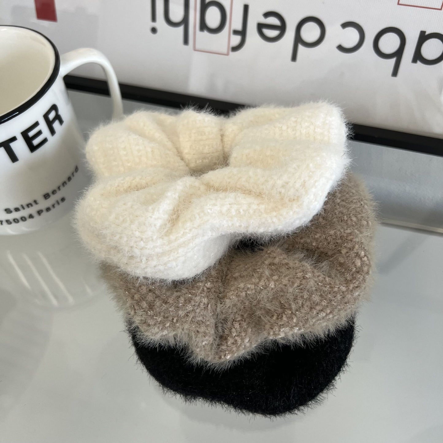 Plush Rope Tie Hair Ties