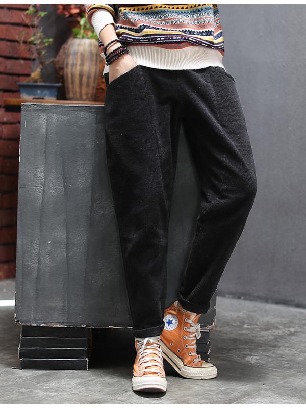 RETRO LOOSE COMFORTABLE HAREM PANTS