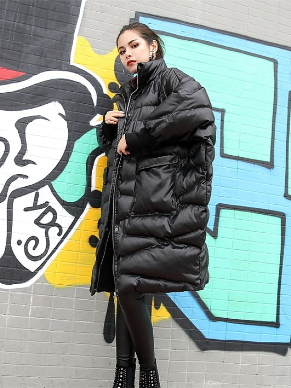 LOOSE BATWING WARM DOWN OUTWEAR