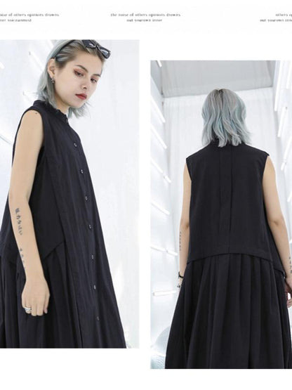 Elegant Casual Sleeveless Long Dress