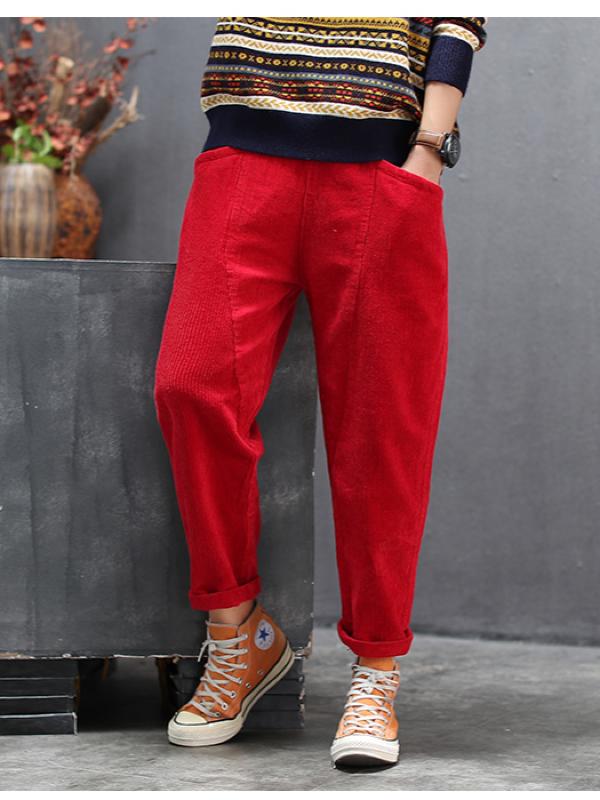 RETRO LOOSE COMFORTABLE HAREM PANTS