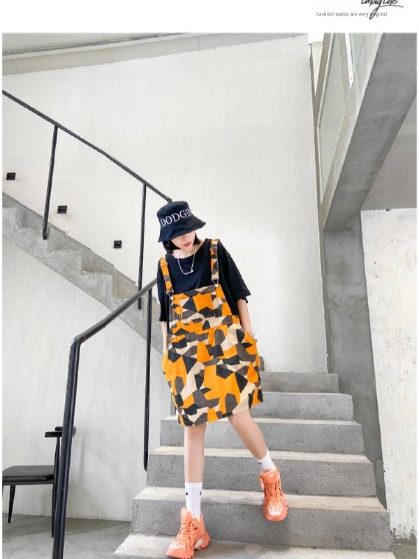 False Two Split-Joint Plaid Dress