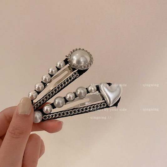 Pearl Vintage Hair Clips