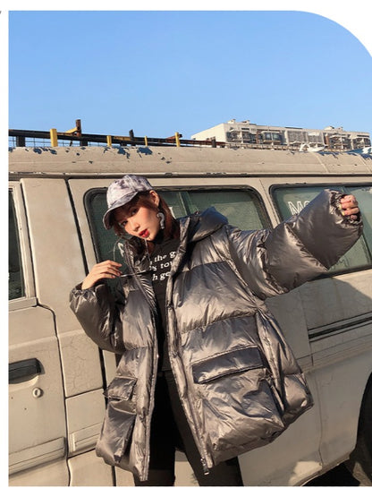 LOOSE PADDED BREAD COTTON COAT