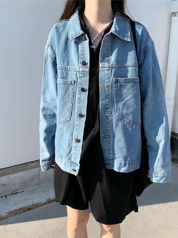 Original Solid Irregularity Shirt Dress