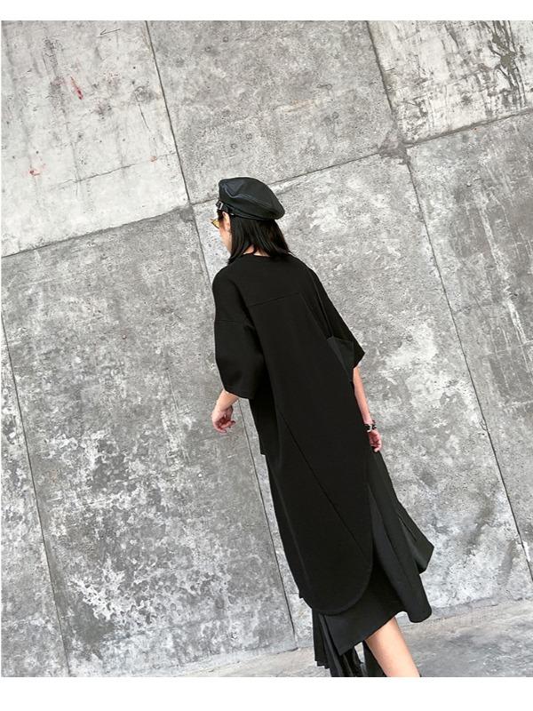 Original Split-Joint Irregularity T-Shirts Tops