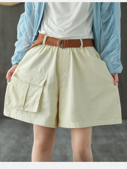 VINTAGE BAGGY PATCH POCKETS SHORTS