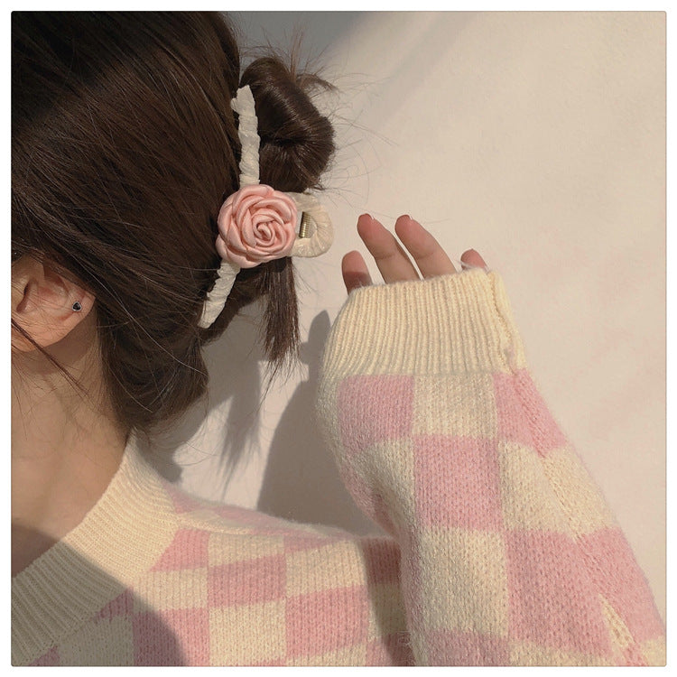 Art Roses Hair Clips