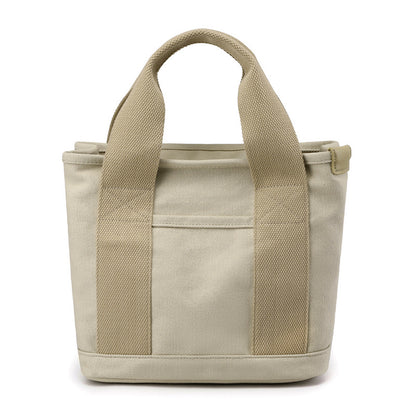 Versatile leisure Women's canvas bag 2022 new canvas bag women's fashion leisure large capacity portable Tote Bag
