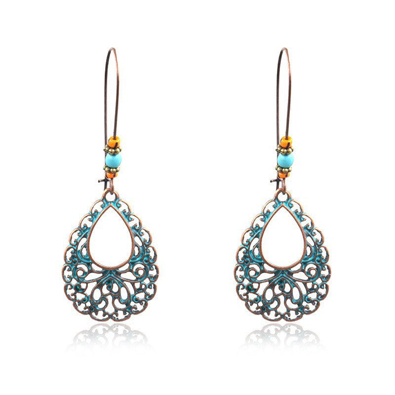 Bohemian fashion alloy long earrings