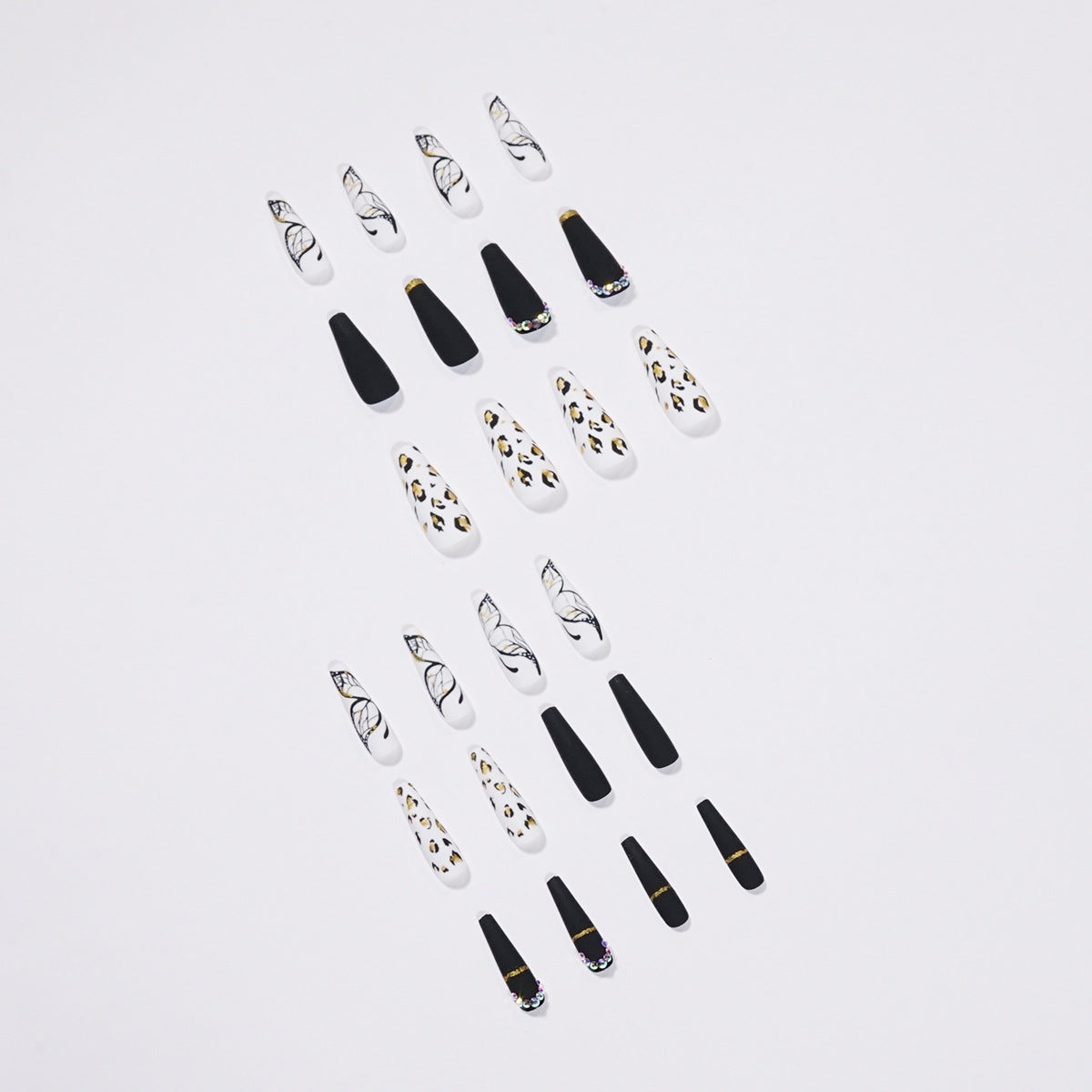 Butterfly Leopard Print PRESS ON NAILS