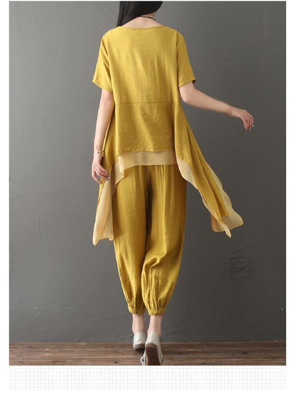 LOOSE CROPPED SOFT SUITS